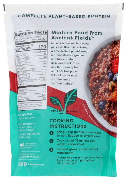 Inca Red Quinoa, Org, 14.4 oz
