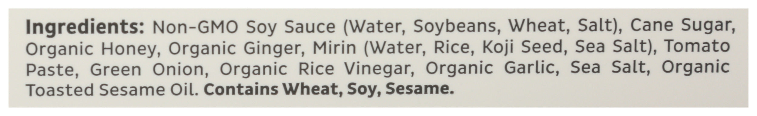 Japanese BBQ Sauce, Sweet Honey, 17 oz