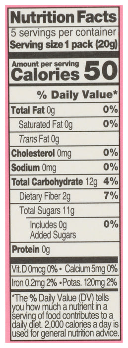 Fruit Splits, Apple,Pear, Pineapple & Raspberry, 3.5 oz