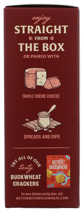 Buckwheat Crackers, Cranberry Almond, 4 oz