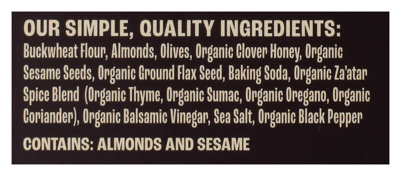 Olive & Za'atar Main Crisps, 4 oz