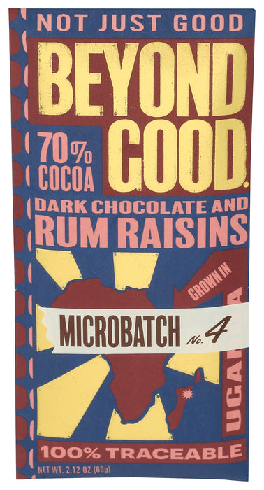 Chocolate Bar, 70%, Rum, 2.12 oz