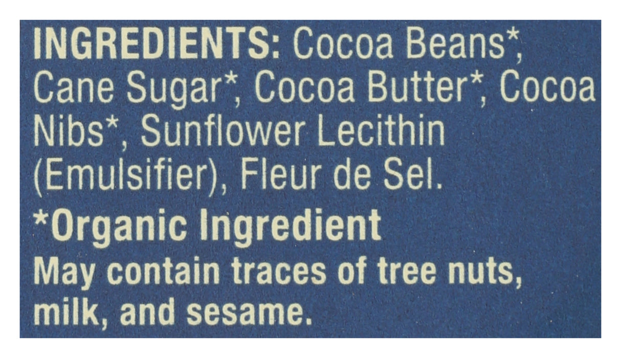 Chocolate Bar, 72%, Sea Salt, 2.12 oz