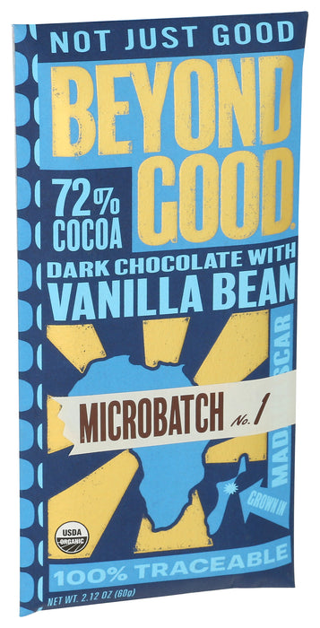 Chocolate Bar, 72%, Vanilla Bean, 2.12 oz