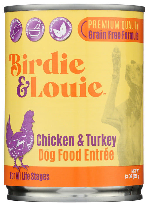 Chicken & Turkey Wet Dog Food, 13 oz
