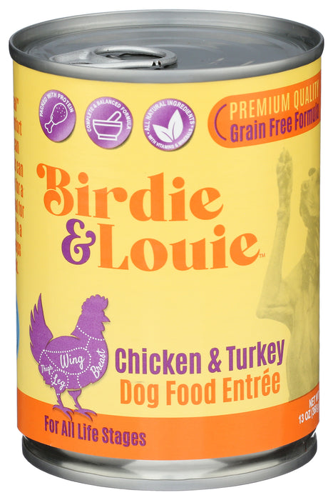 Chicken & Turkey Wet Dog Food, 13 oz