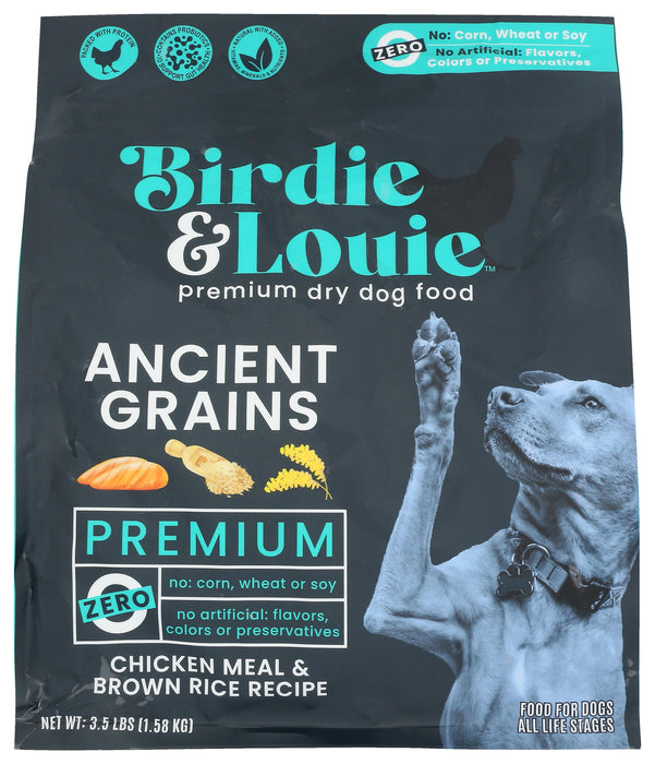 Chicken Meal & Brown Rice Dry Dog Food, 3.5 lb