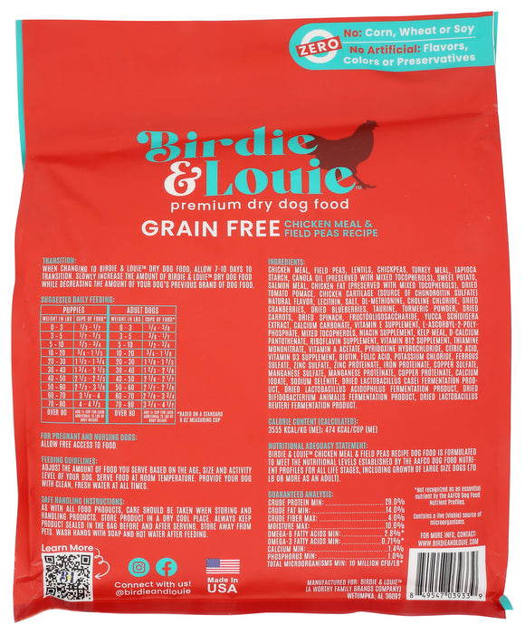 Chicken Meal & Field Peas Dry Dog Food, 3.5 lb