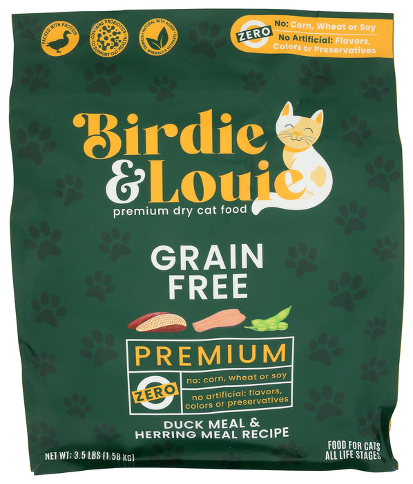 Duck Meal & Herring Meal Cat Food, GF, 3.5 lb