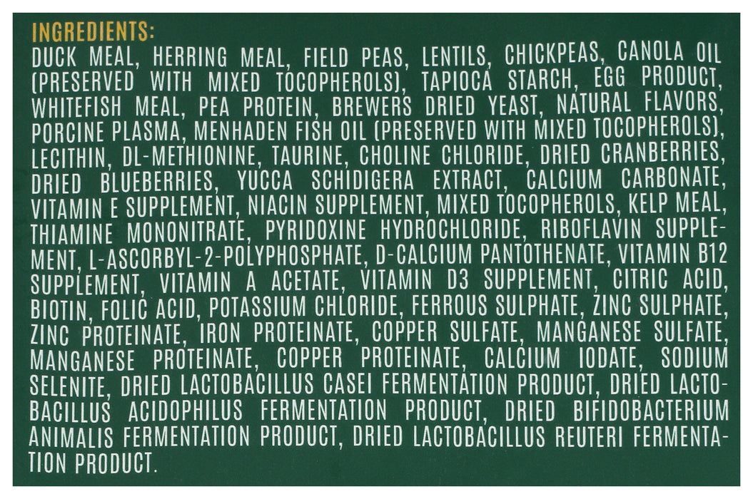 Duck Meal & Herring Meal Cat Food, GF, 3.5 lb