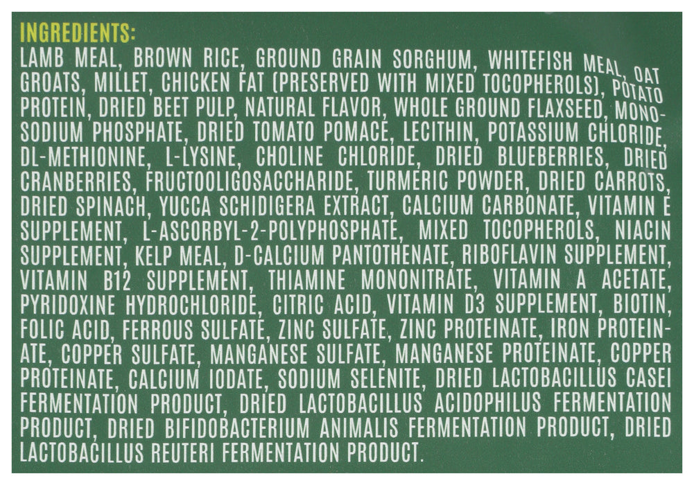 Lamb Meal & Brown Rice Dry Dog Food, 3.5 lb