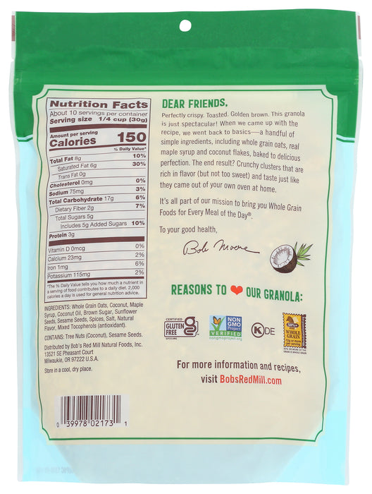 Coconut Spice Granola, GF, 11 oz