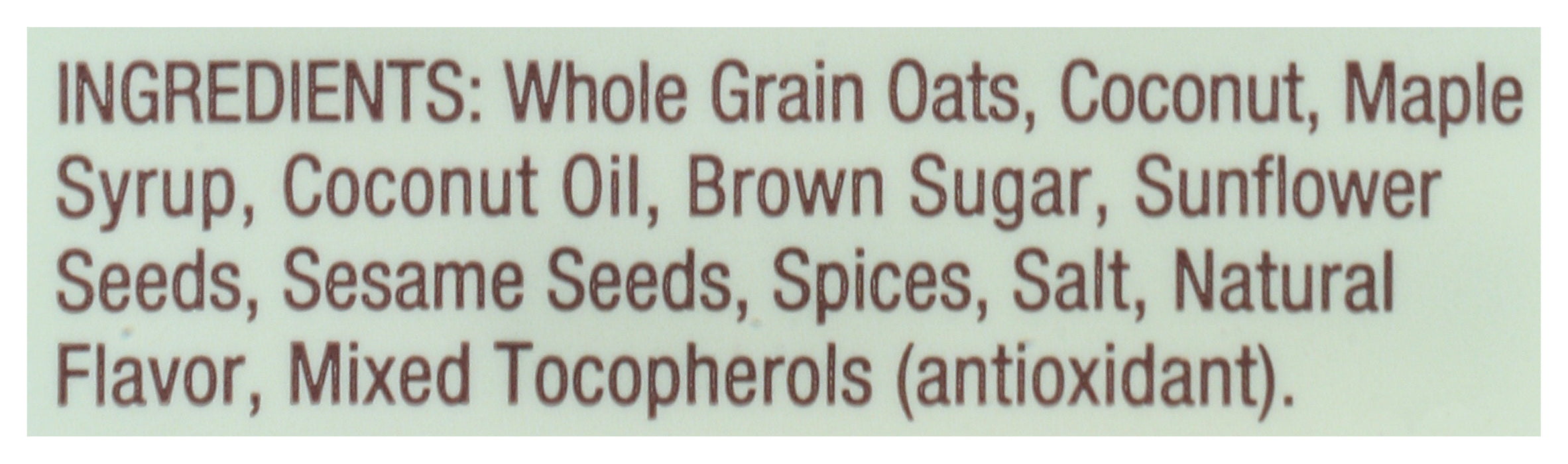 Coconut Spice Granola, GF, 11 oz