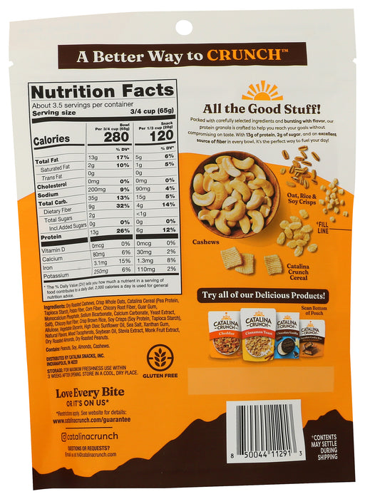 Honey Cashew Protein Granola, 8 oz