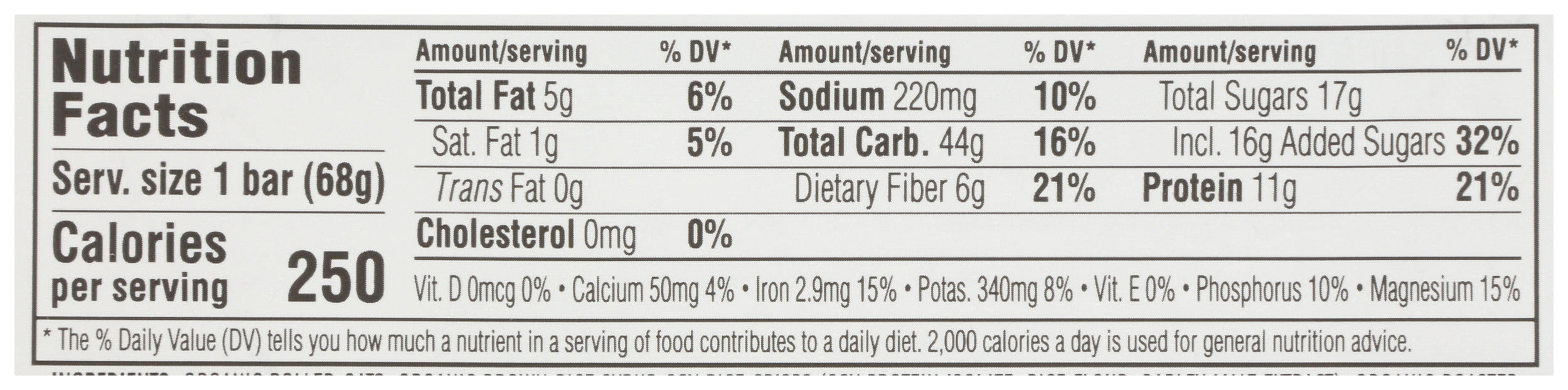 Bar, Cookies & Creme, 2.4 oz