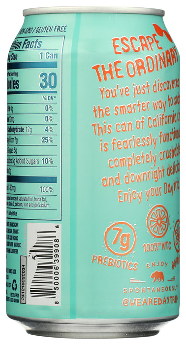 Prebiotic Clementine Soda, Org, 12 fl oz