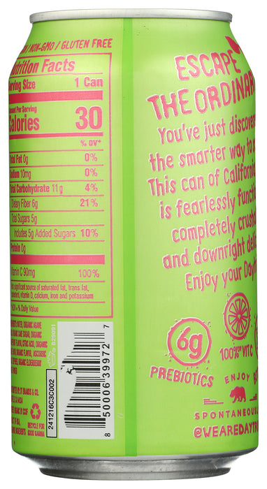 Prebiotic Grapefruit Lime Soda, Org, 12 fl oz