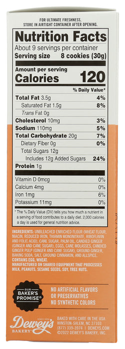 Triple Ginger Cookie Thins, 9 oz