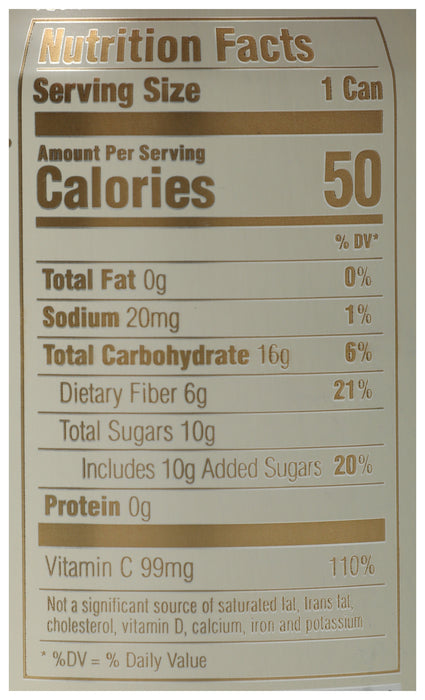 Prebiotic Cream Soda, Org, 12 fl oz