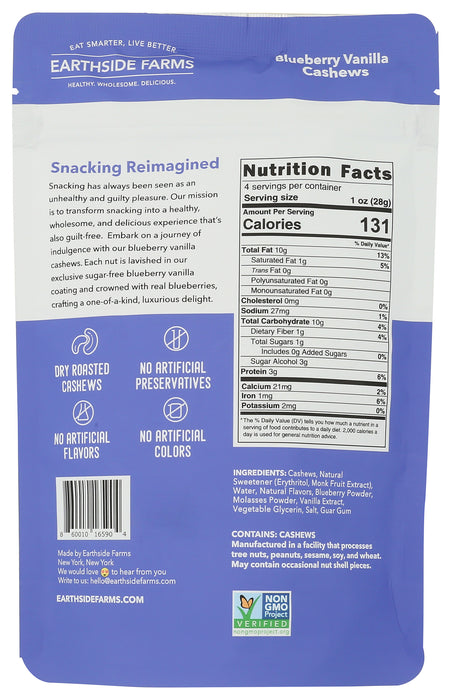 Cashews, Bluebrry Vanilla, 4 oz