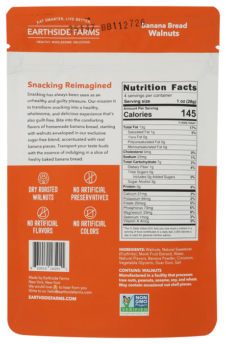 Walnuts, Banana Bread, 4 oz