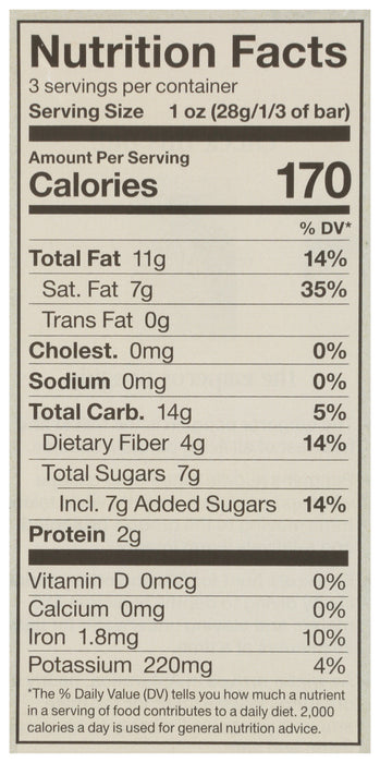 Peppermint Crunch, 72% Dark Chocolate, GF, 3 oz