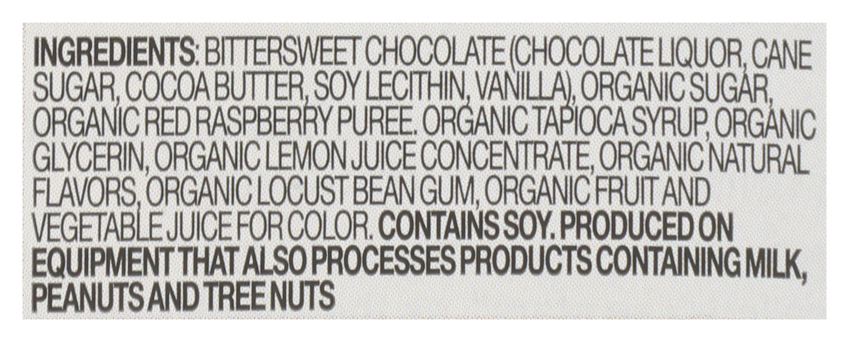 Raspberry Filling 60% Dark Chocolate, 3 oz