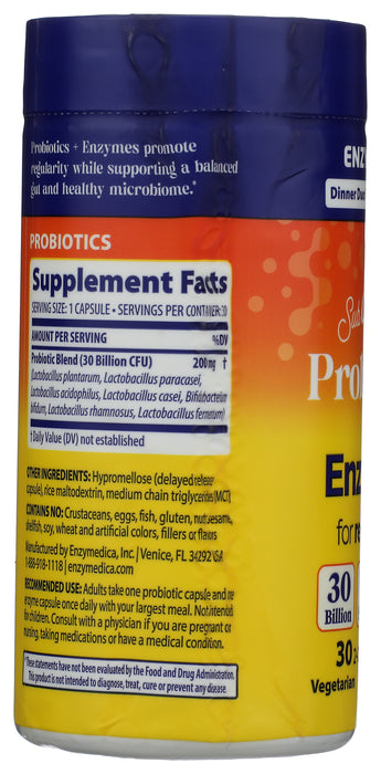 Dinner Duo: Enzymes + Probiotics, Regularity, 30 vcap