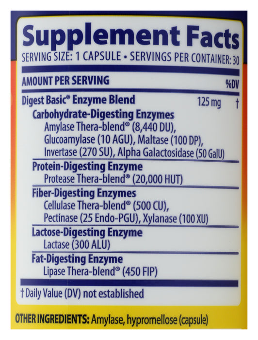 Dinner Duo: Enzymes + Probiotics, Regularity, 30 vcap