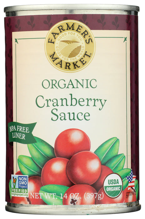Cranberry Sauce, Org, 14 oz