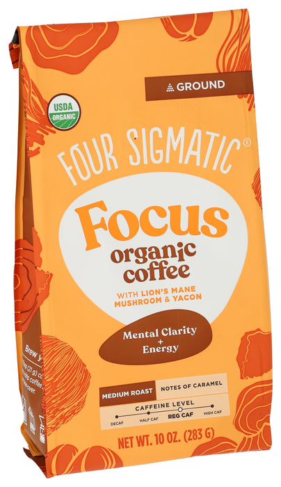 Focus Coffee Ground, Medium Roast, Org, 10 oz