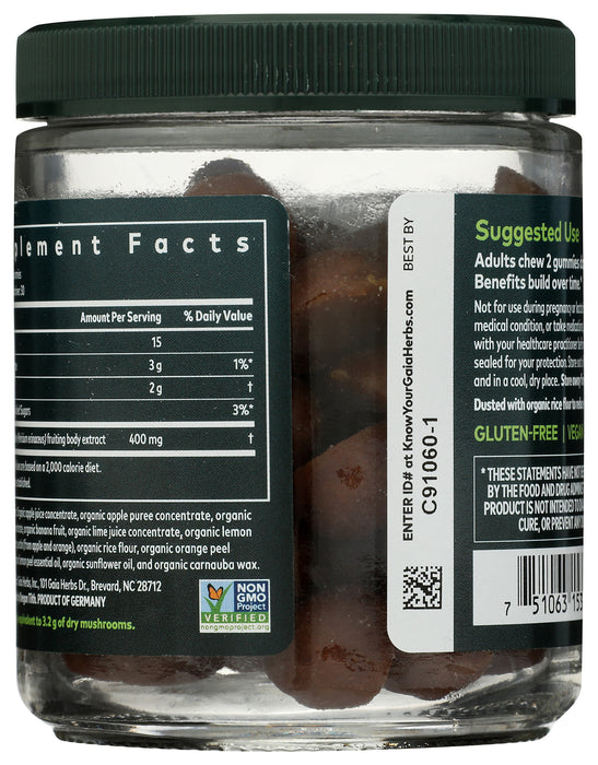 Lion's Mane Mushroom Gummies, Citrus, Org, 60 gummy