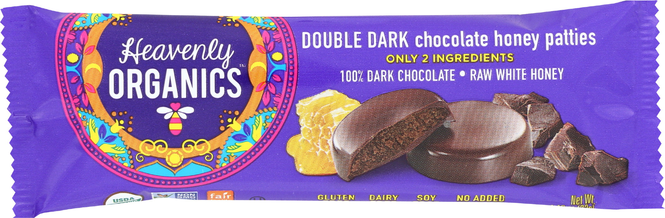 Double Dark Chocolate Honey Patties, 1.16 oz