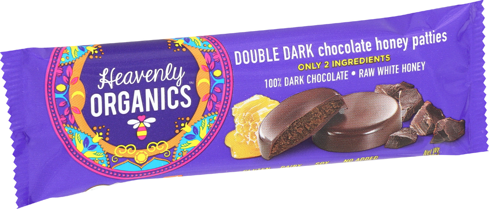 Double Dark Chocolate Honey Patties, 1.16 oz