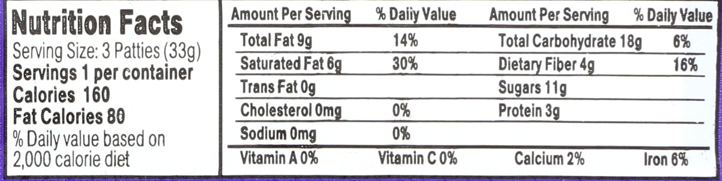 Double Dark Chocolate Honey Patties, 1.16 oz