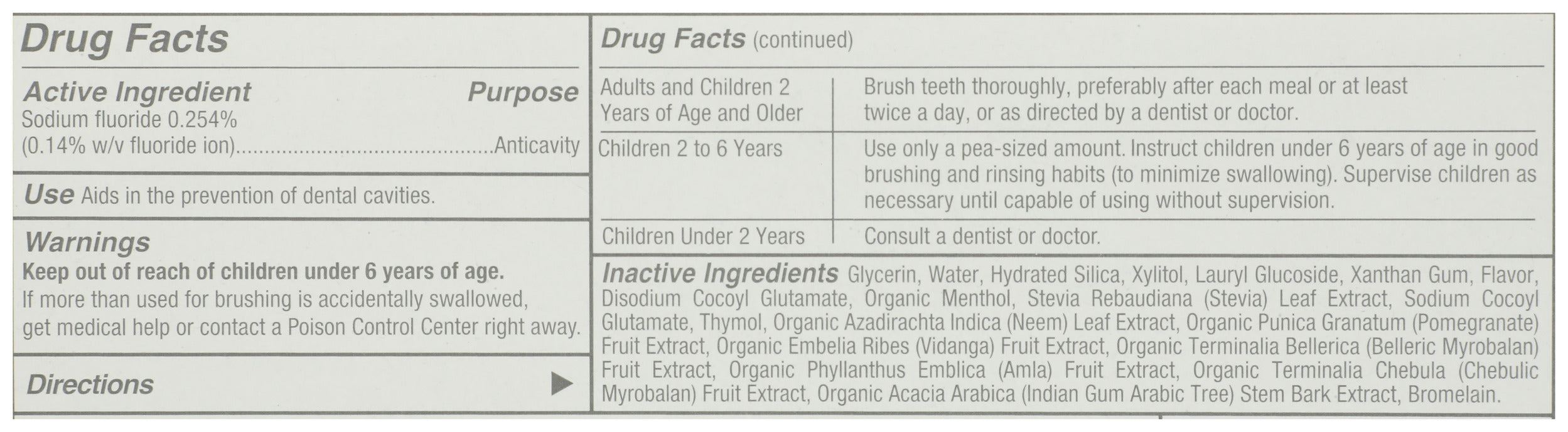 Anticavity Fluoride Toothpaste, Mint, 4 oz