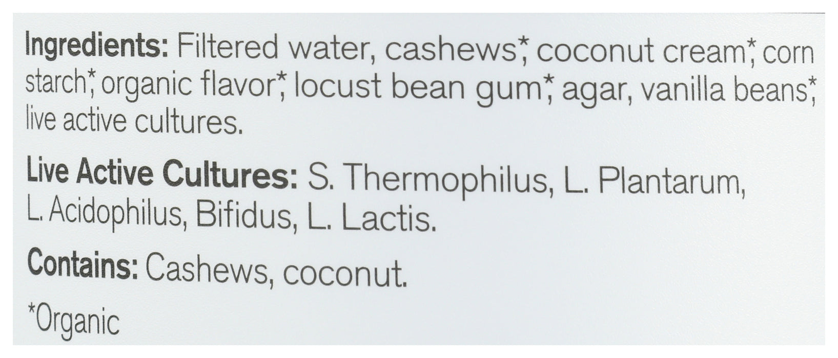 Unsweetened Vanilla Bean Yogurt, Org, 24 fl oz