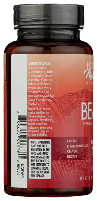 Beauty Mushroom Mycelium Complex, 60  cap