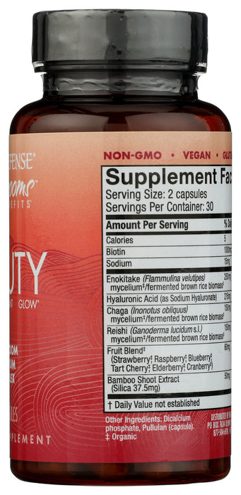 Beauty Mushroom Mycelium Complex, 60  cap