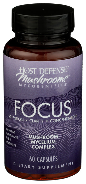 Focus Mushroom Mycelium Complex, 60 cap