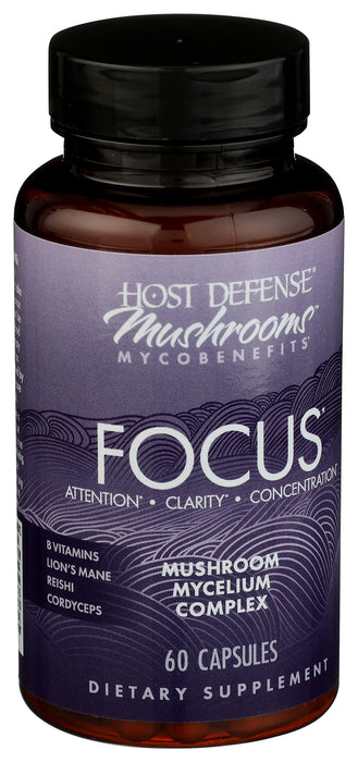Focus Mushroom Mycelium Complex, 60 cap