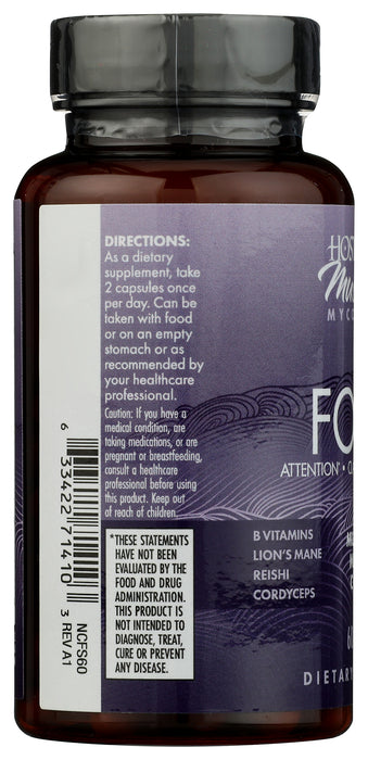 Focus Mushroom Mycelium Complex, 60 cap