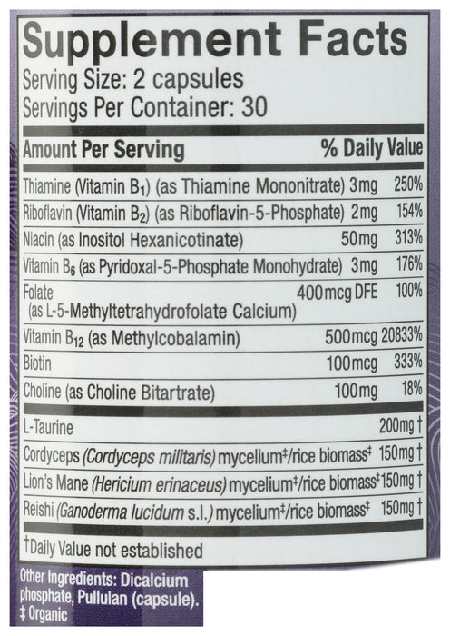 Focus Mushroom Mycelium Complex, 60 cap