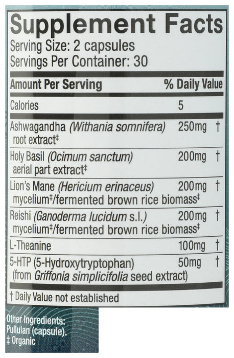 Mood Mushroom Mycelium Complex, 60 cap