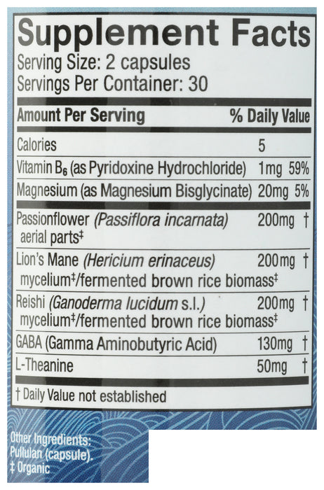 Sleep Mushroom Mycelium Complex, 60 cap