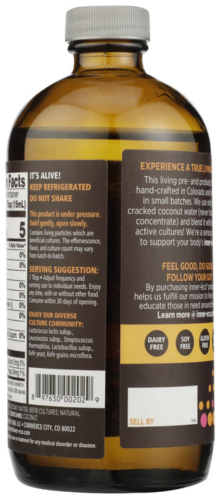 Probiotic Coconut Water, Mango Pineapple, 15 fl oz