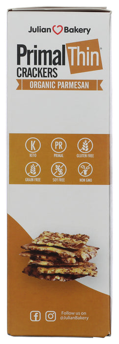 Primal Thin Crackers, Parmesan, Org, GF, 4 oz