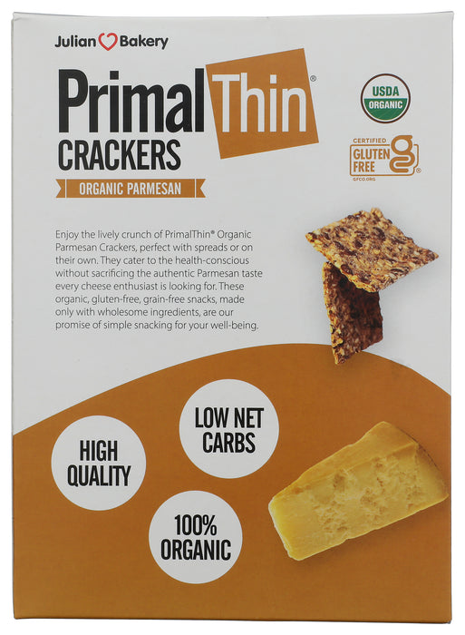Primal Thin Crackers, Parmesan, Org, GF, 4 oz