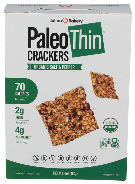 Primal Thin Crackers, Salt & Pepper, Org, GF, 4 oz