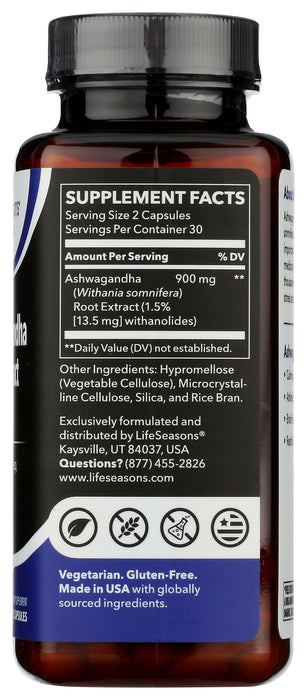 Ashwagandha Root Extract, 900mg, 60 vcap